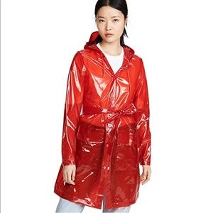 RAINS Transparent Belt Rain Jacket